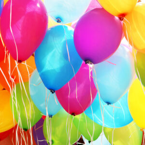Bunte Ballons